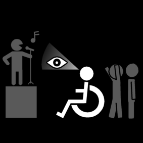 wheelchair: reserved area